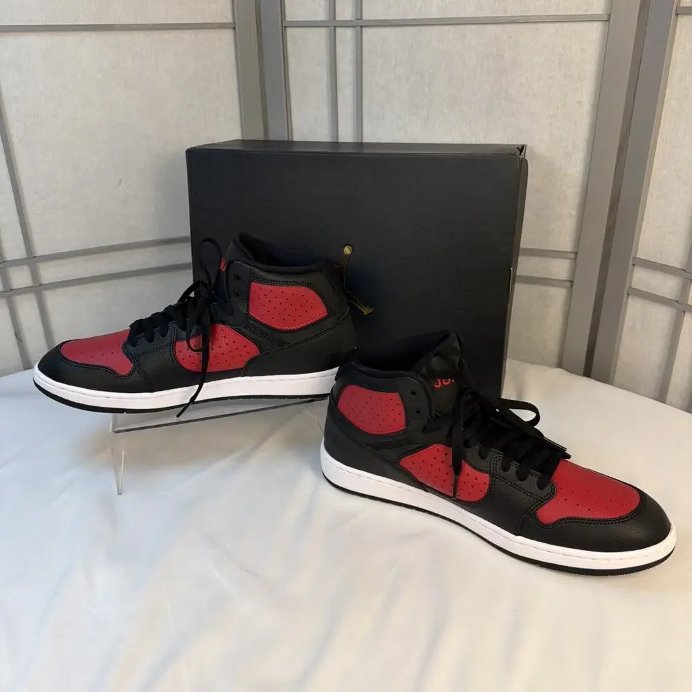 New! Nike Jordan Access High Top Black Red White Shoes Men’s - Size 12 With Box
